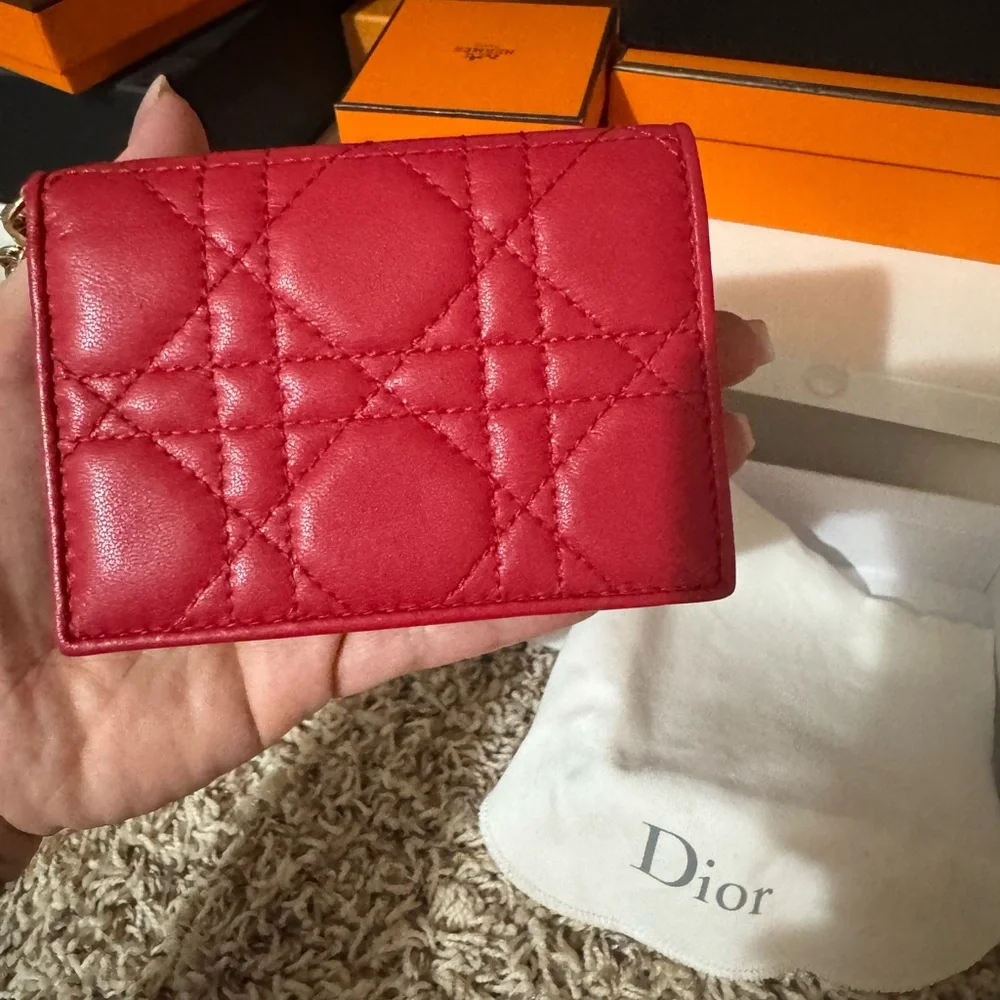 Mini lady Dior wallet